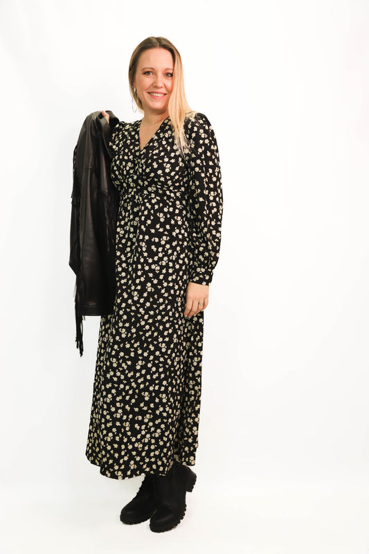 Robe longue noire Love & Co Taille M