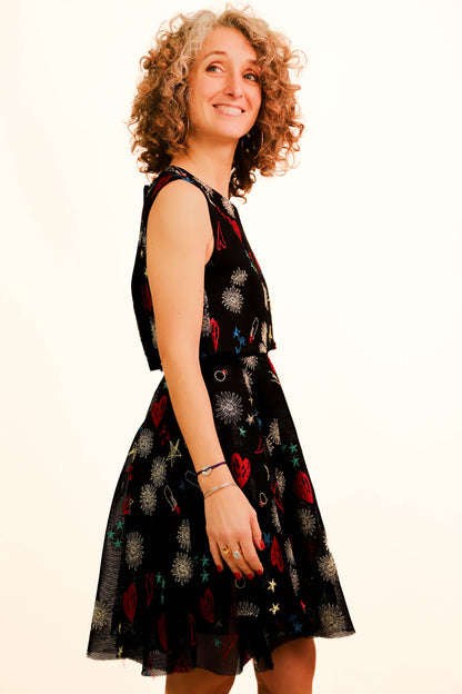 Robe noire Maje Taille S - NEUF