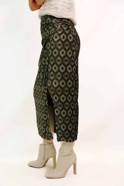 Jupe verte Zara Taille XS