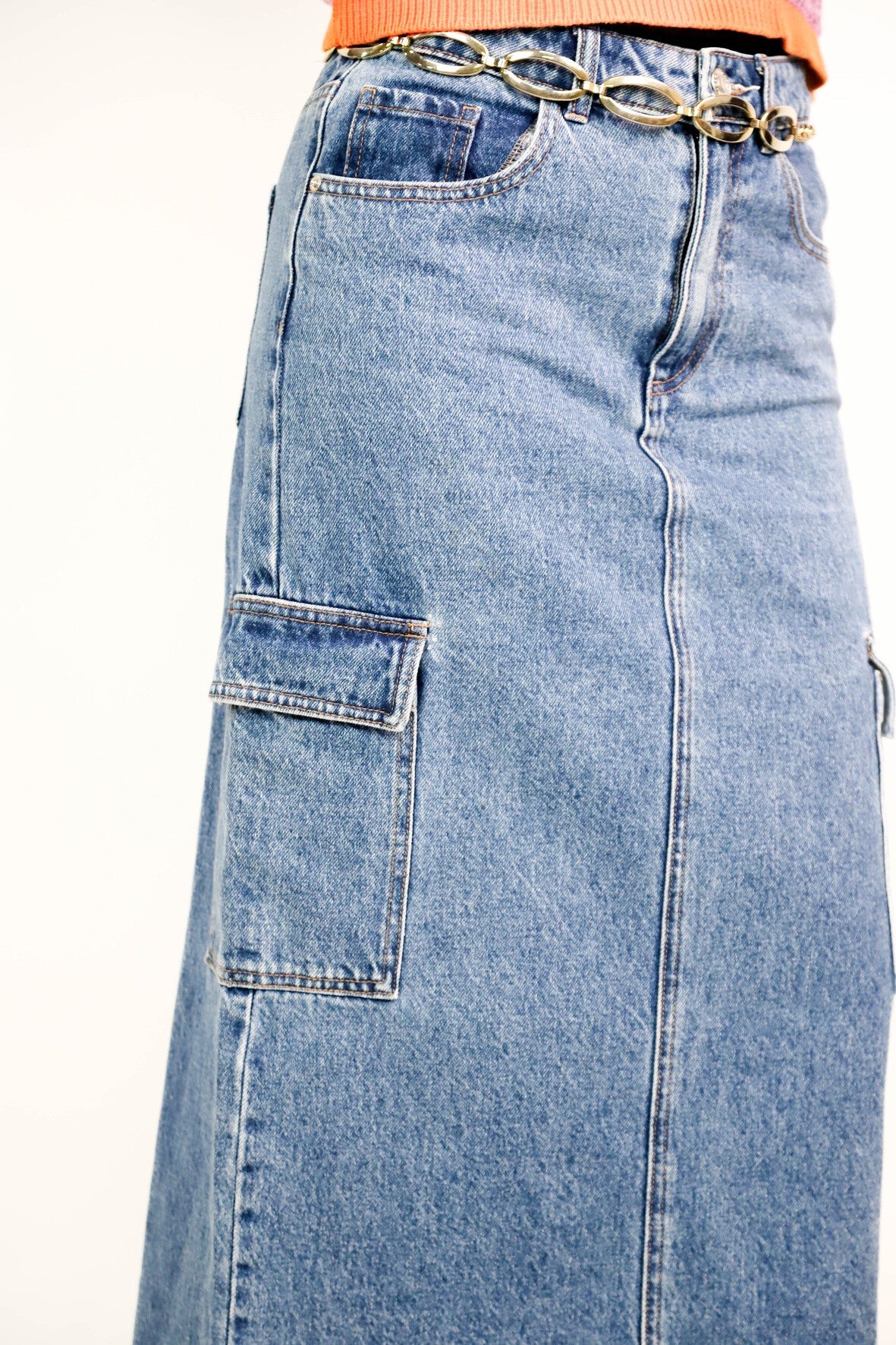 Jupe bleue Cache Cache Taille S