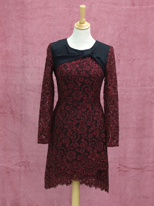 Robe bordeaux Claudie Pierlot Taille XS - NEUF