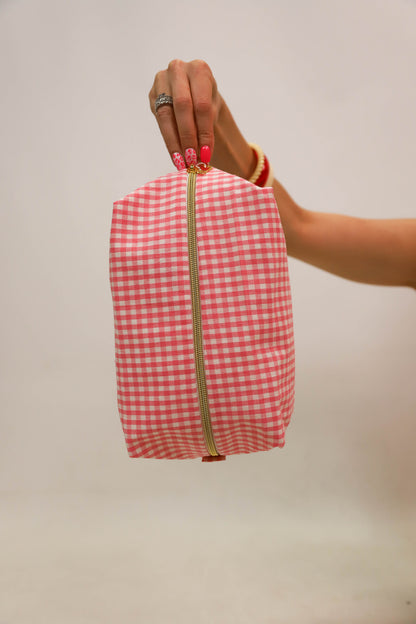 Trousse de toilette Vichy Fringuette La Ligne
