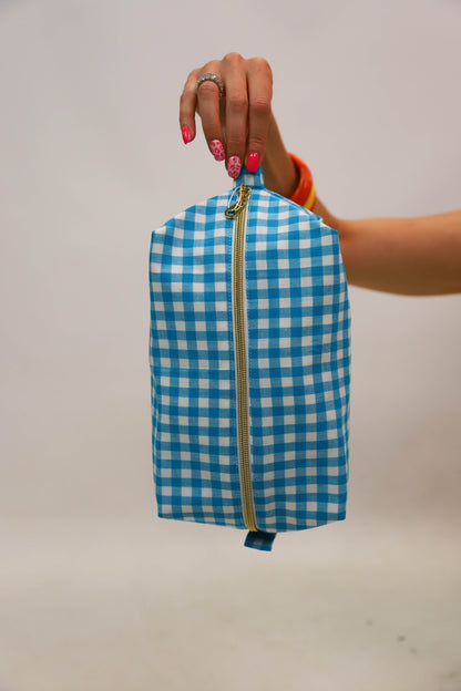 Trousse de toilette Vichy Fringuette La Ligne
