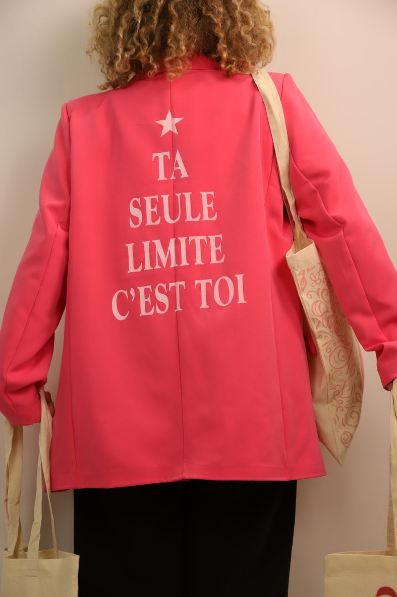 Tote Bag OCTOBRE ROSE Fringuette La Ligne
