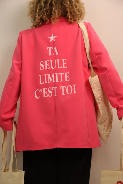 Tote Bag OCTOBRE ROSE Fringuette La Ligne
