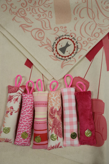 Porte clé OCTOBRE ROSE Fringuette La Ligne