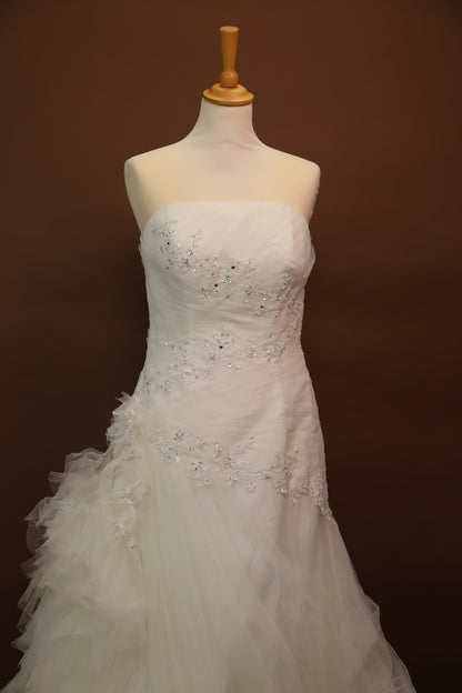 Robe bustier de mariage blanche Taille L