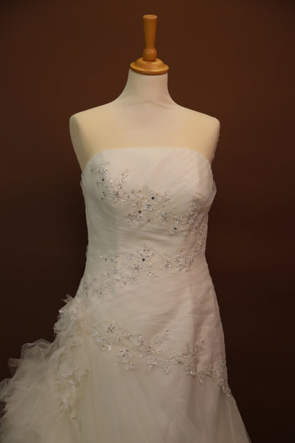 Robe bustier de mariage blanche Taille L