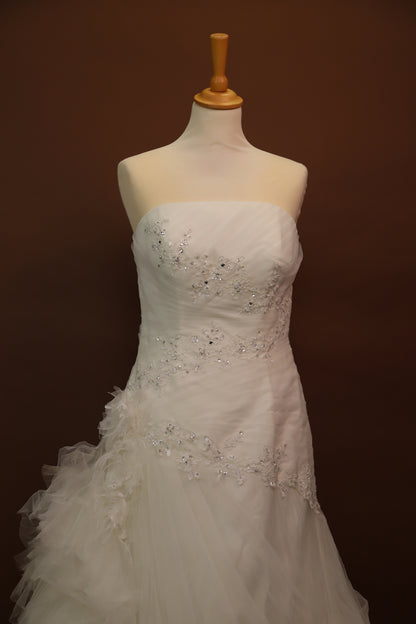 Robe bustier de mariage blanche Taille L