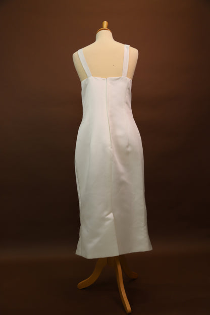 Ensemble mariage blanc : robe et veste Cocktail by Matrimonia taille XL