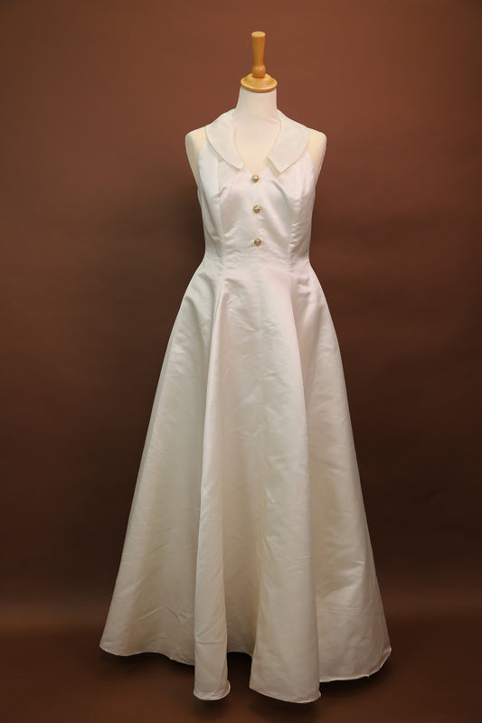 Robe de mariage blanche avec doublure, dos nu, Mariée Rama, XS