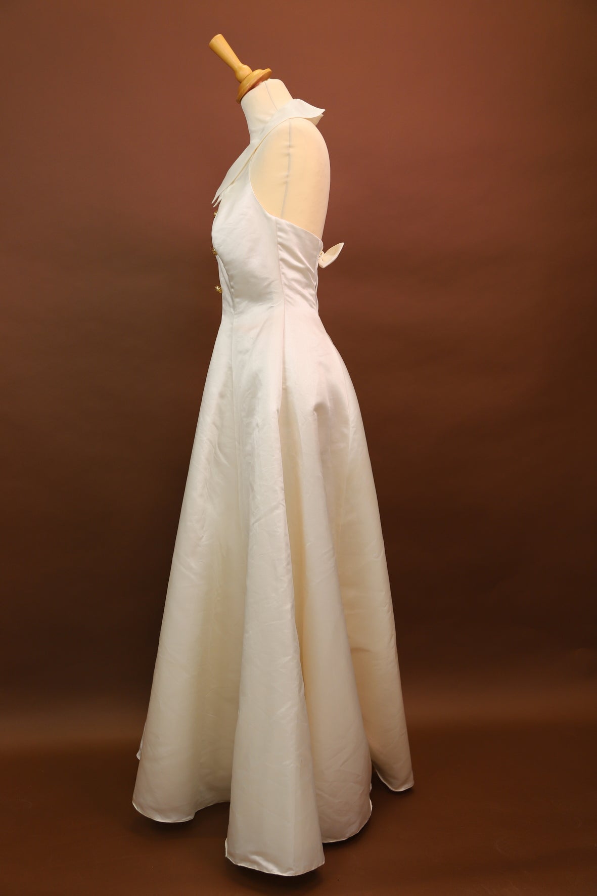 Robe de mariage blanche avec doublure, dos nu, Mariée Rama, XS