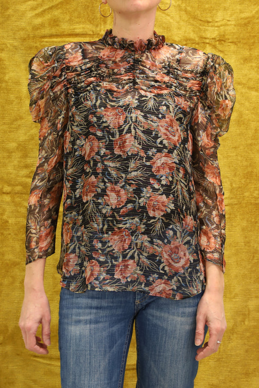 Chemise fleurie Sandro Taille S
