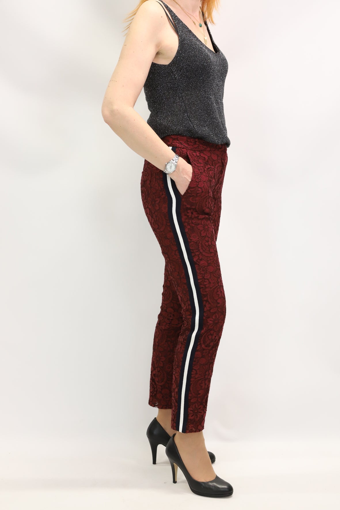 Pantalon bordeaux Claudie Pierlot Taille S - NEUF