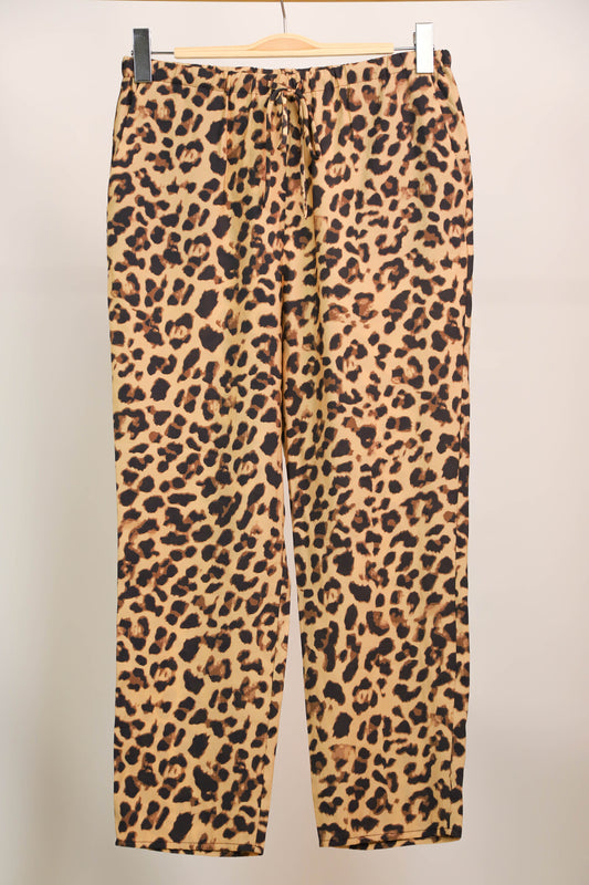 Pantalon léopard Zara Taille M