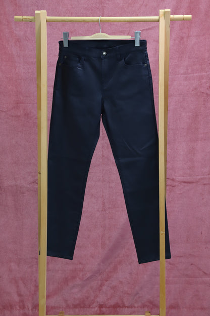 Pantalon bleu marine Emporio Armani Taille M