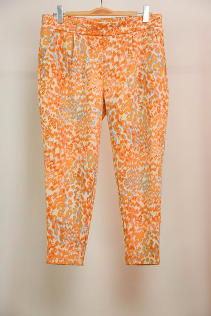 Pantalon à motifs Orange Ichi Taille XL