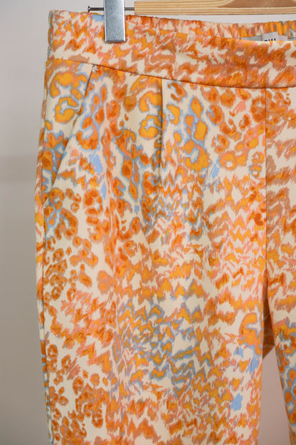 Pantalon à motifs Orange Ichi Taille XL