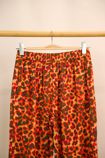 Pantalon fluide orange Vila Taille S