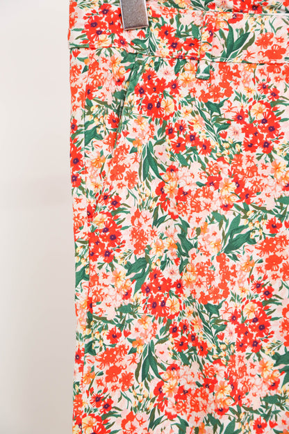 Pantalon fleuri multicolore Hod Taille L
