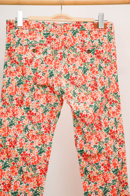 Pantalon fleuri multicolore Hod Taille L