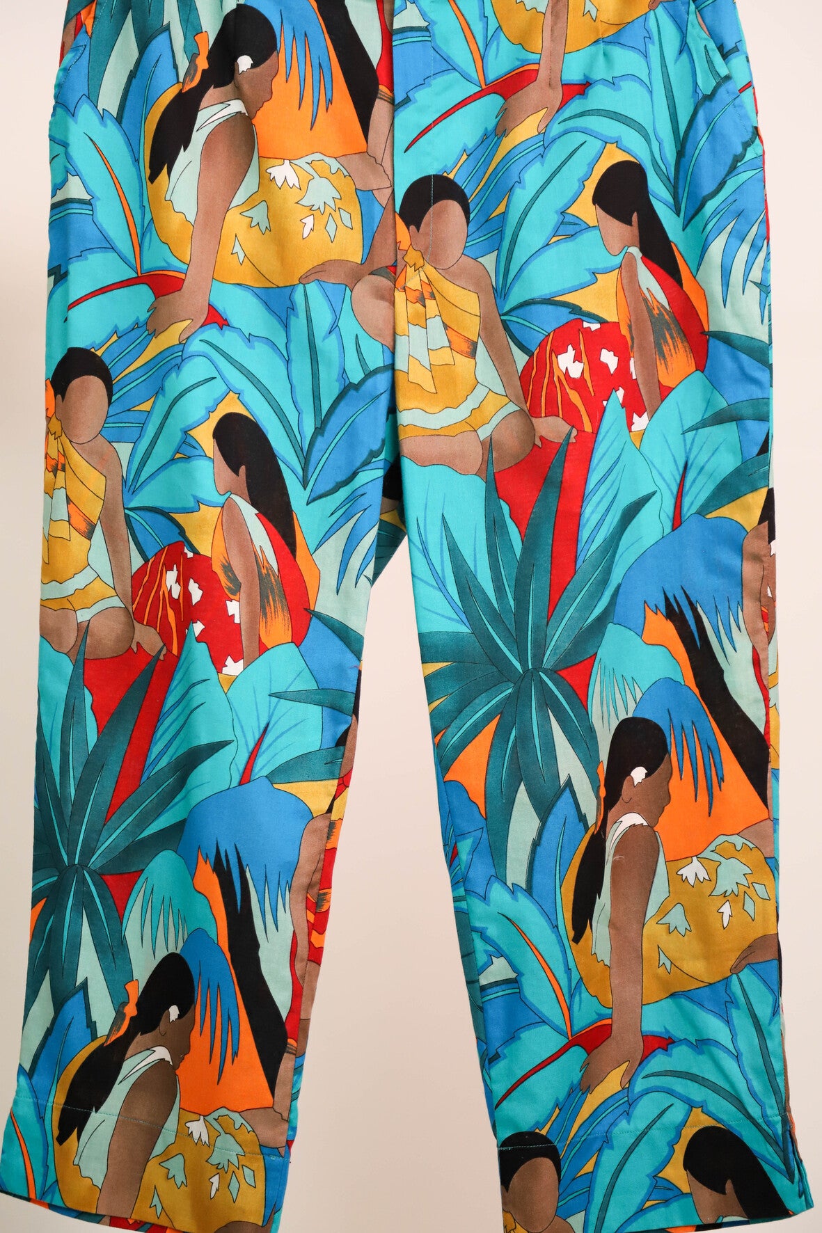 Pantalon en toile bleu Melissa Taille L