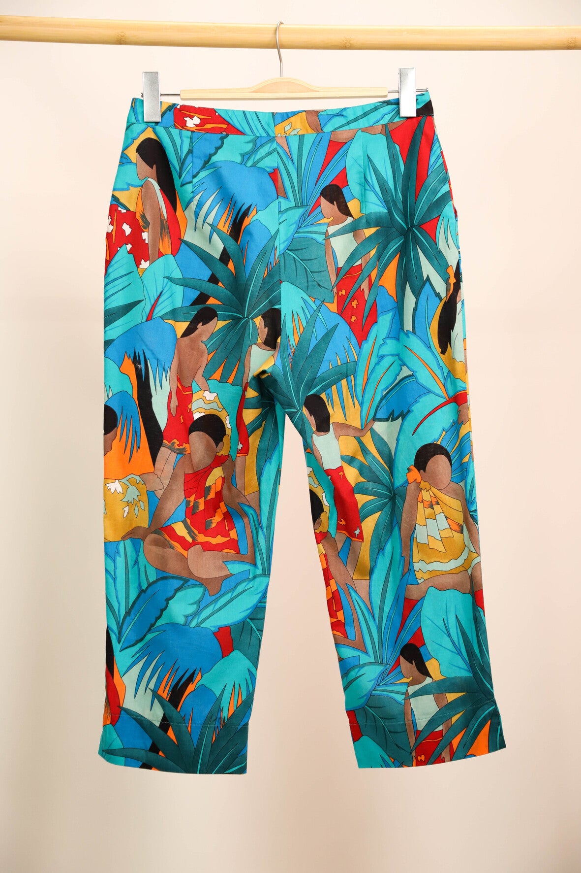 Pantalon en toile bleu Melissa Taille L