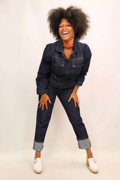 Combinaison pantalon en jean Sinéquanone Taille M