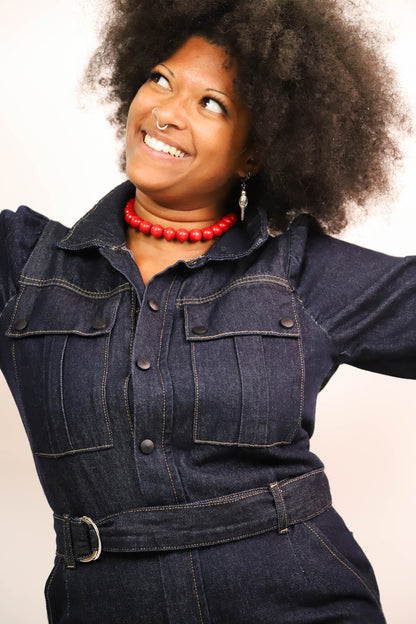 Combinaison pantalon en jean Sinéquanone Taille M