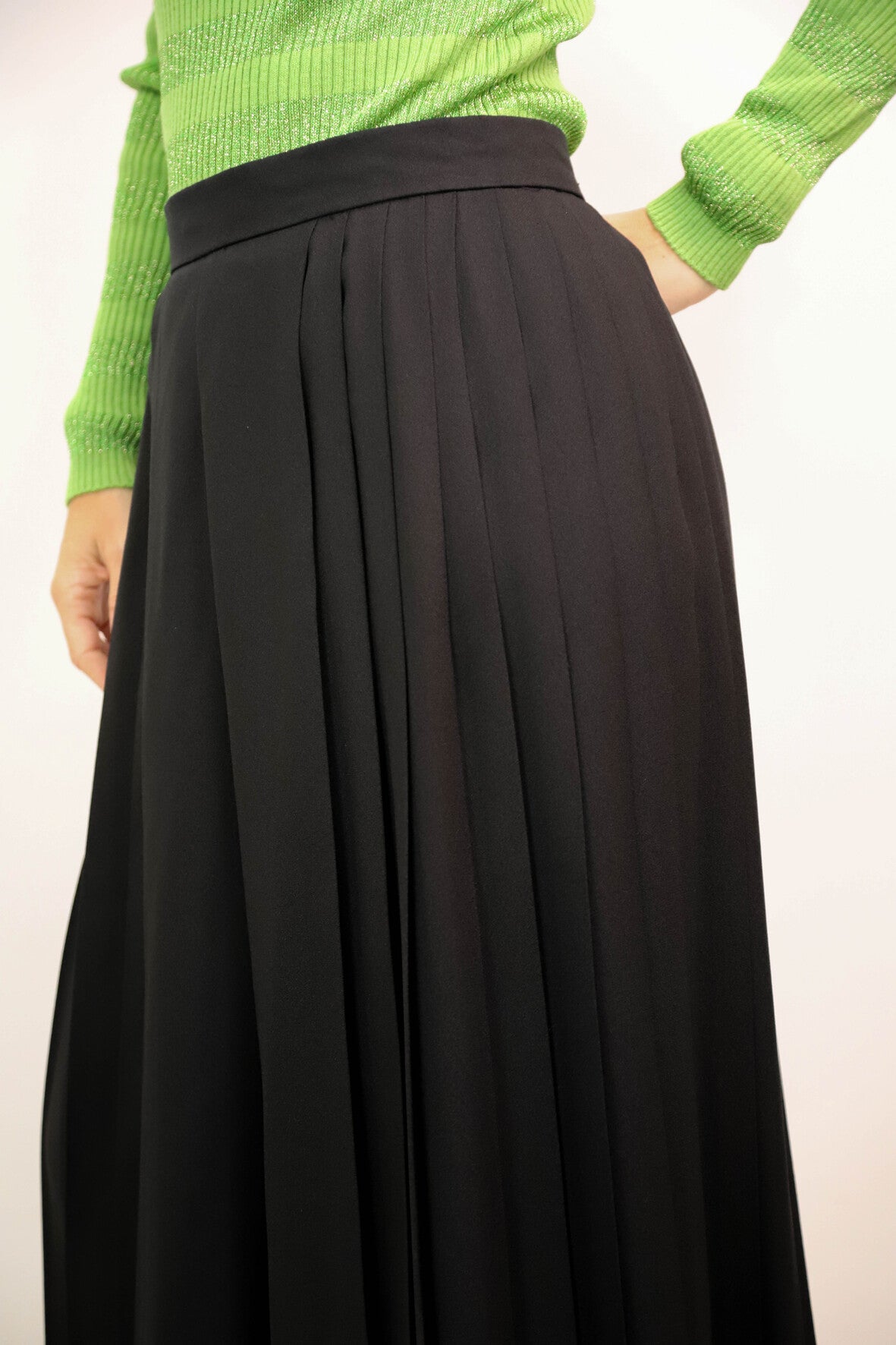 Pantalon plissée noir R. Attal Taille S