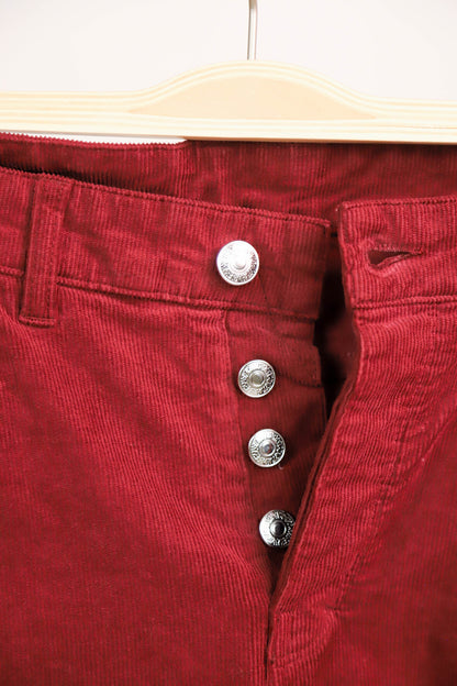 Pantalon rouge bordeaux en velours côtelé  Zadig et Voltaire, Taille L