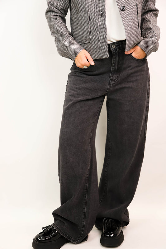 Jean large noir Taille M
