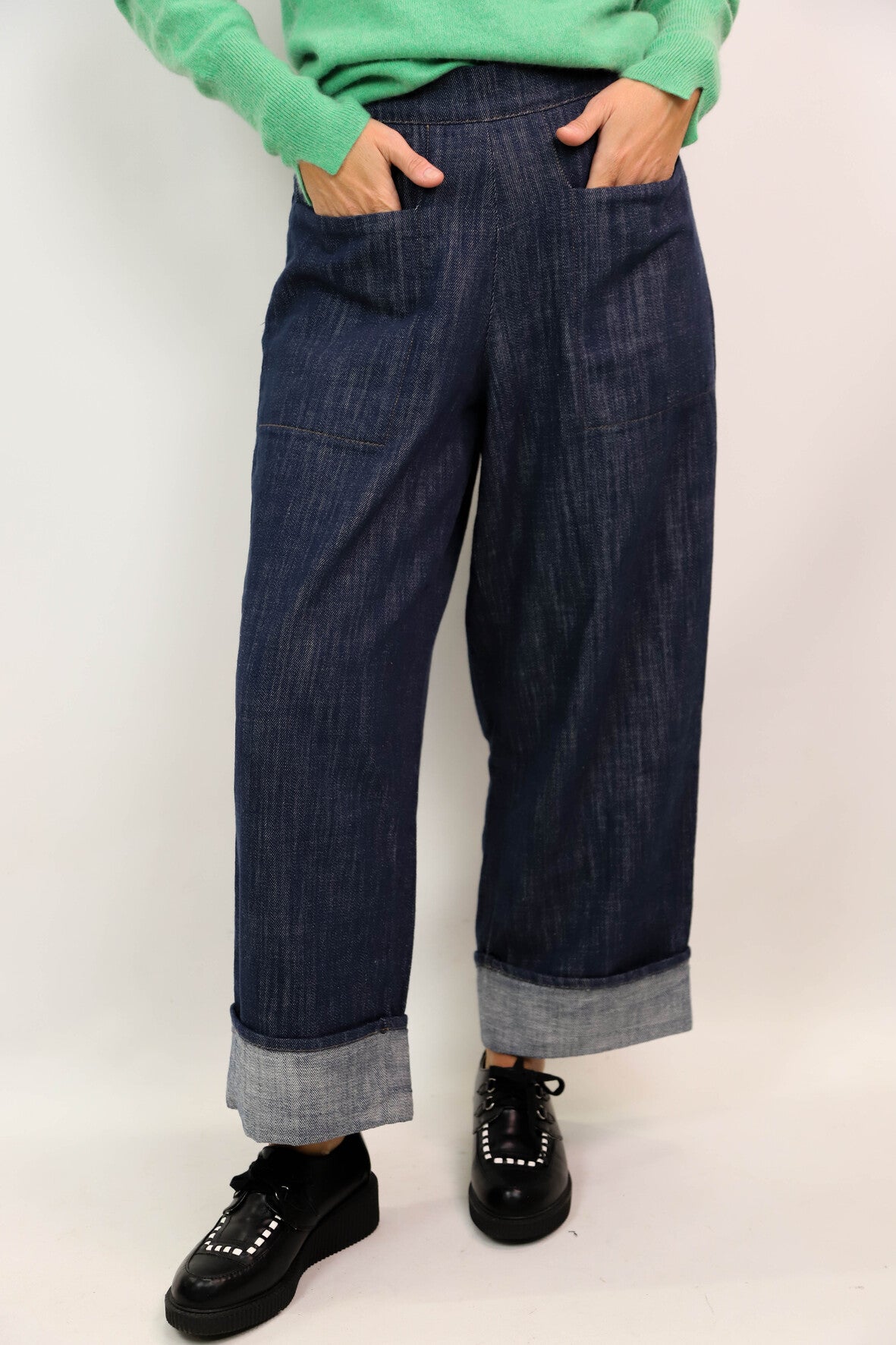 Jean large bleu O'Men Taille S