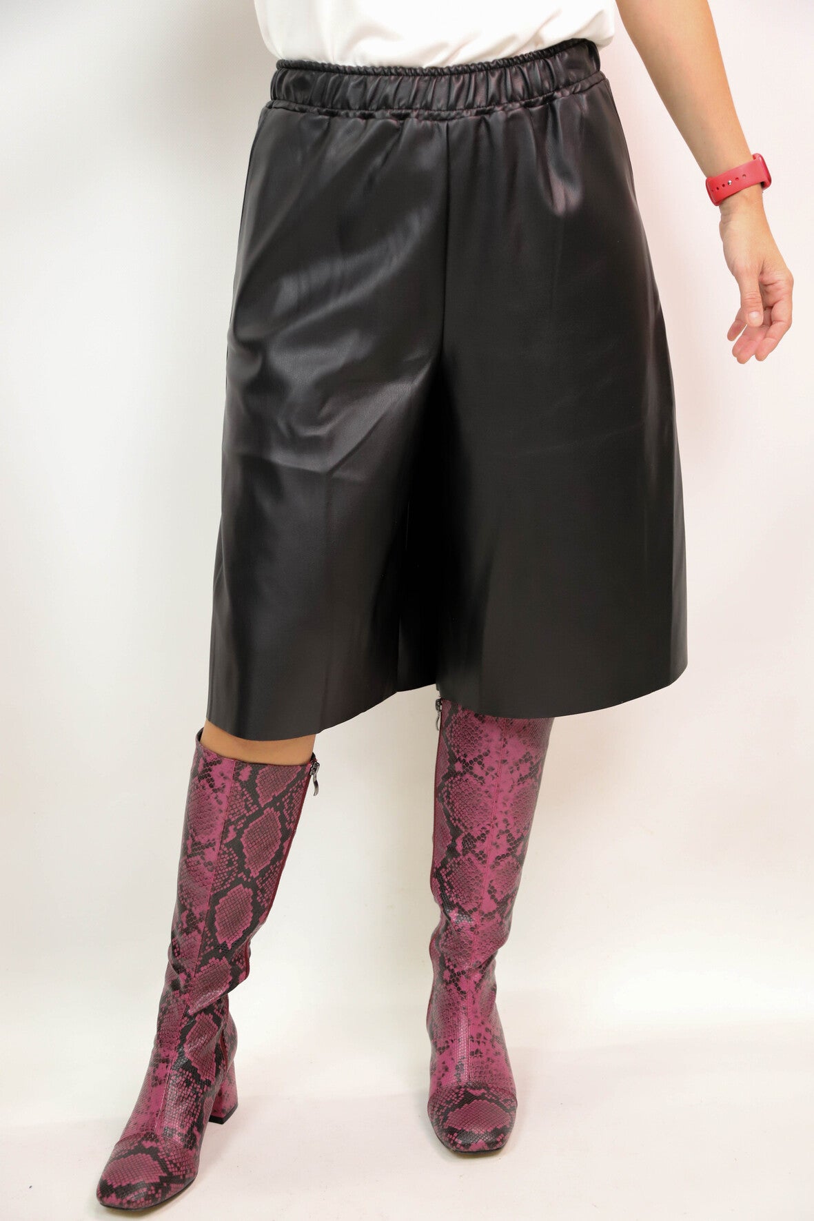 Pantalon similicuir Senes Taille Unique