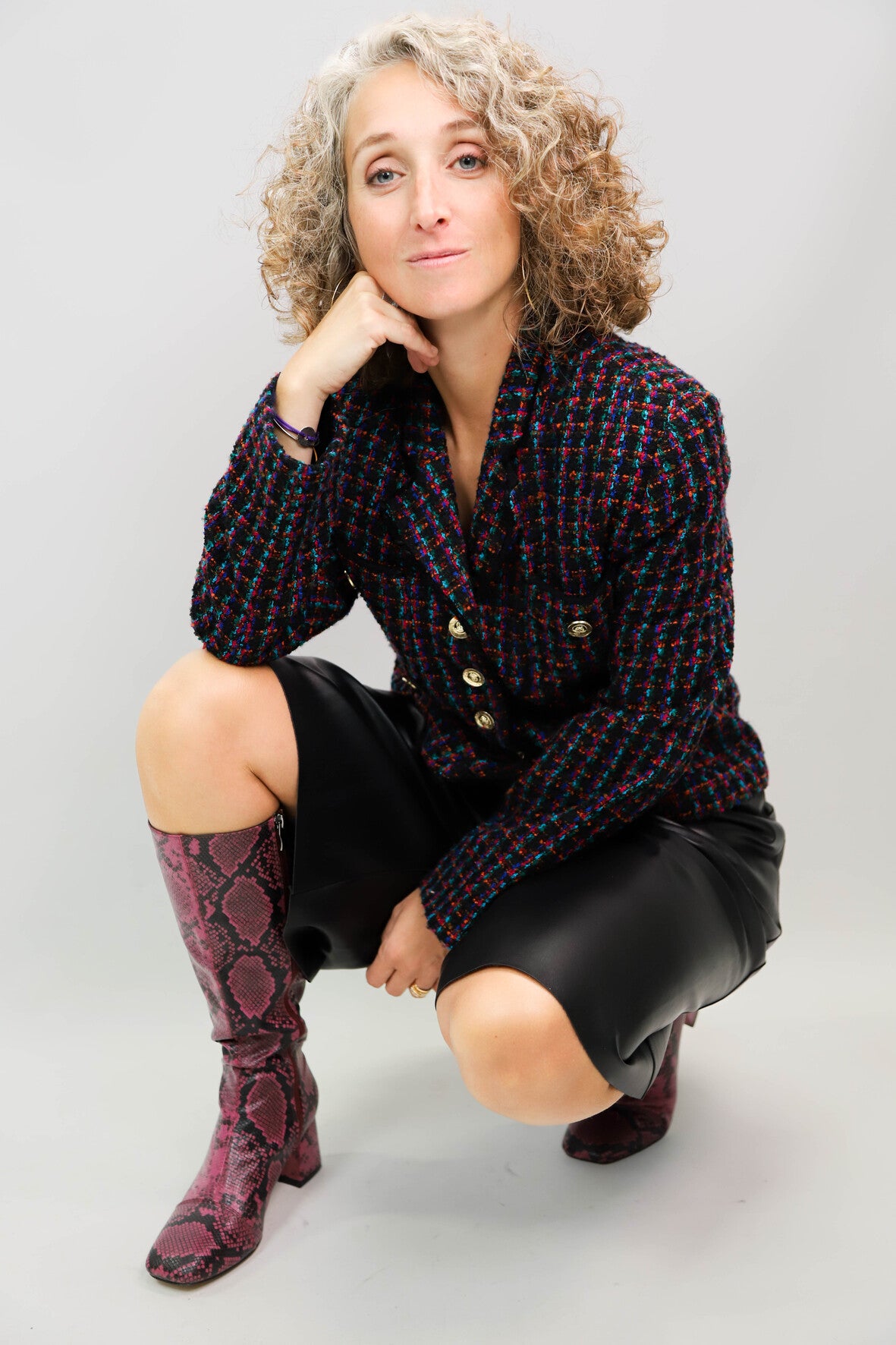 Veste en tweed Bestini Paris Taille S