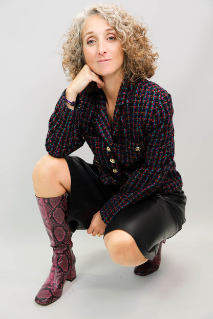 Veste en tweed Bestini Paris Taille S