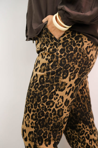 Pantalon léopard Nina Carter Taille L - NEUF
