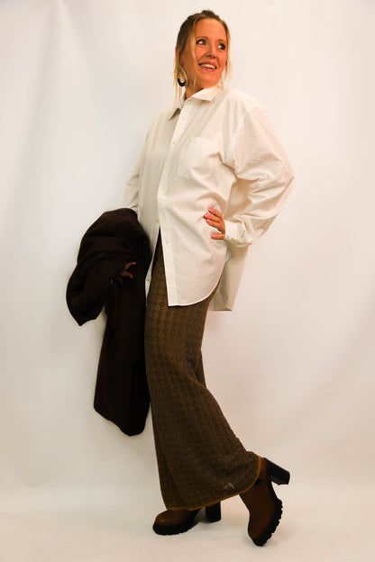 Pantalon doré et noir Taille M