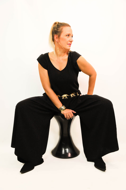 Combinaison pantalon noire New Feeling Taille Unique - NEUF