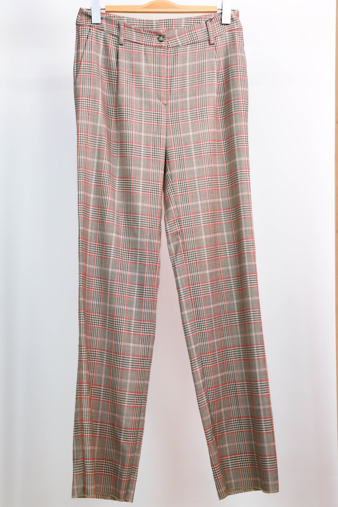 Pantalon à carreaux beige Jamgot & Co Taille M - NEUF