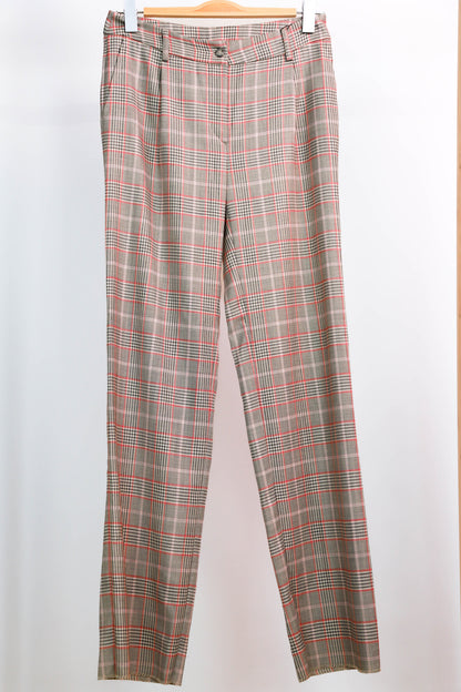 Pantalon à carreaux beige Jamgot & Co Taille M - NEUF