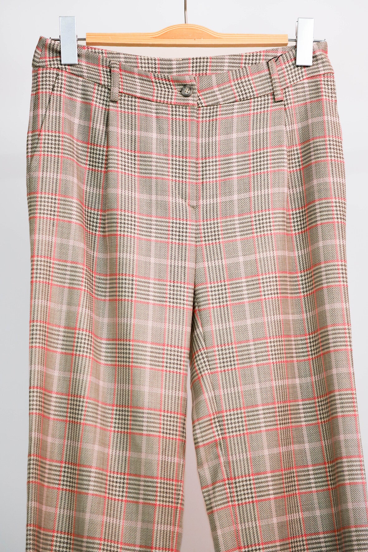 Pantalon à carreaux beige Jamgot & Co Taille M - NEUF