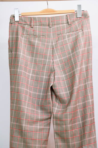 Pantalon à carreaux beige Jamgot & Co Taille M - NEUF