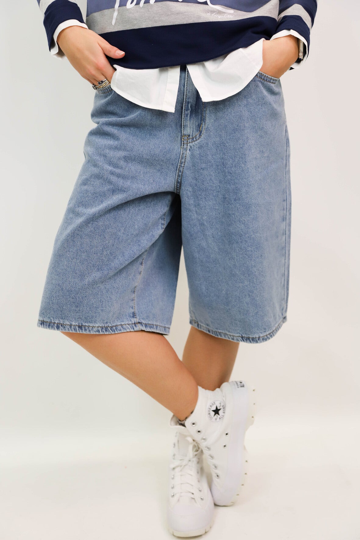 Short long/ Jort bleu JS Millenium Taille S et M - NEUF