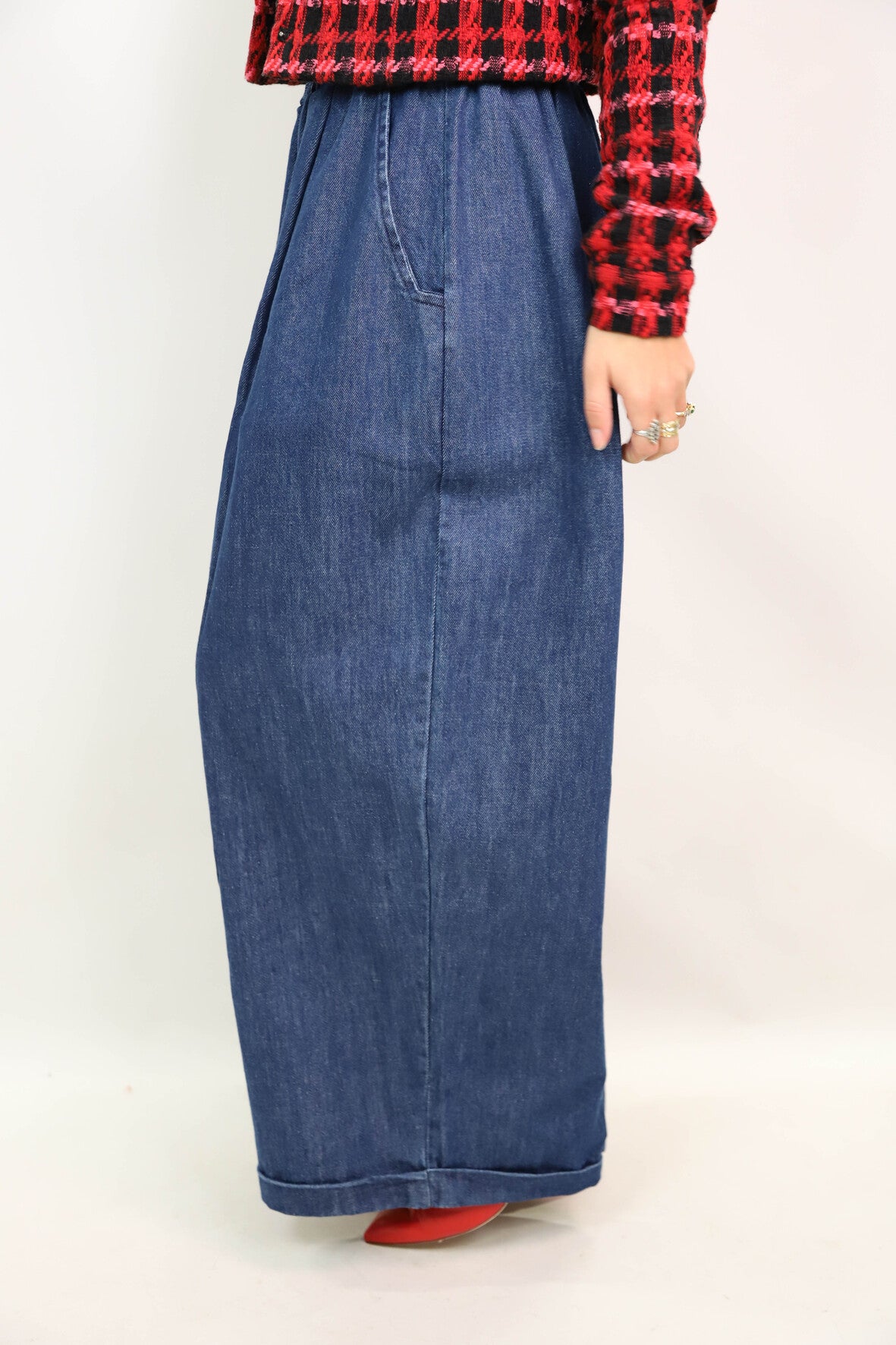 pantalon large bleu Intuition Taille S - NEUF