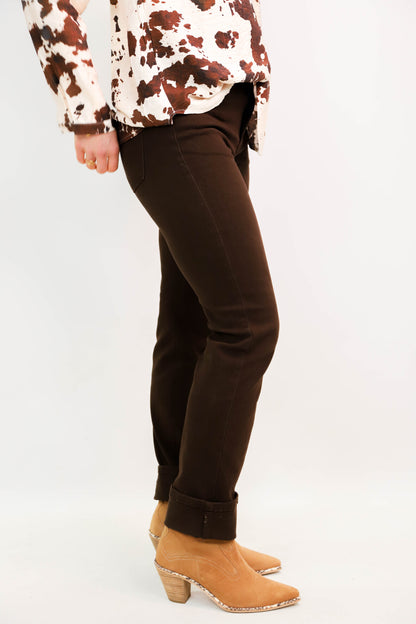 Jean marron Nina Carter Taille S - NEUF