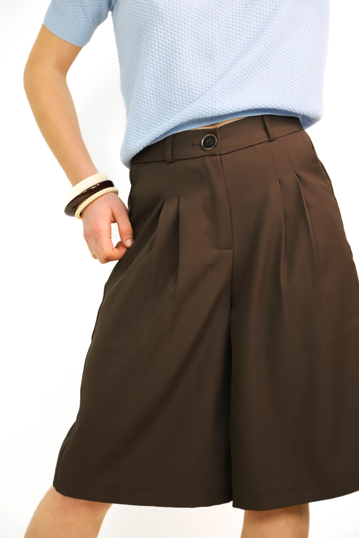 Short marron Jusdepom Taille S - NEUF
