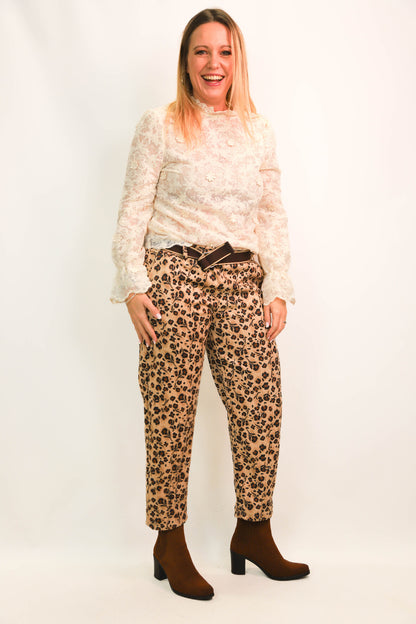 Pantalon léopard Taille M