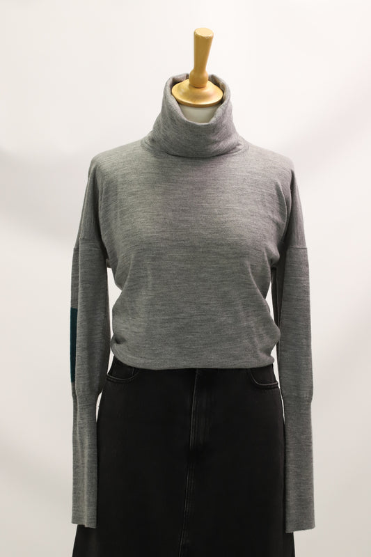 Pull en laine col roulé gris Zadig & Voltaire taille S