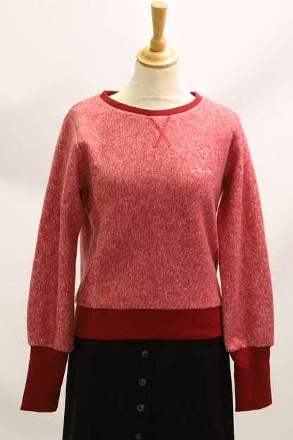 Sweat rouge À Bicyclette tailles S et L